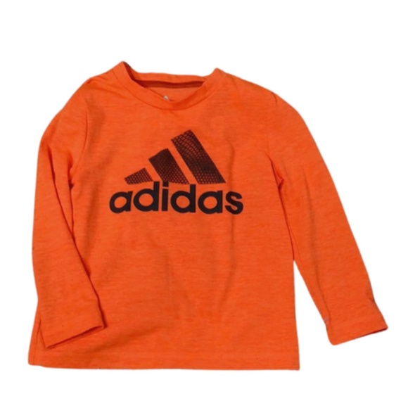 Orange Adidas shirt/ size 2t